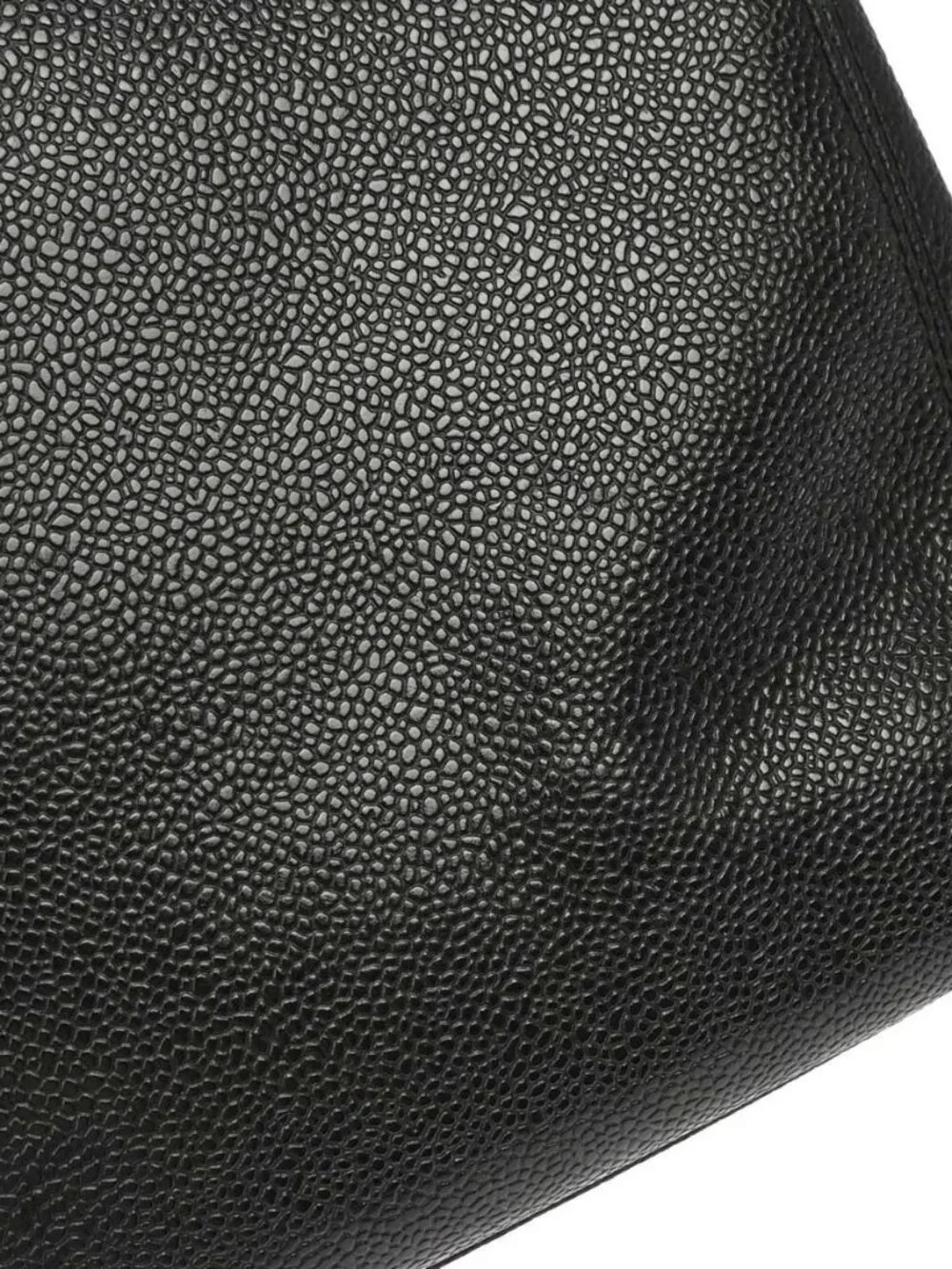 Chanel Black Calfskin Tote Chain Handbag 188833